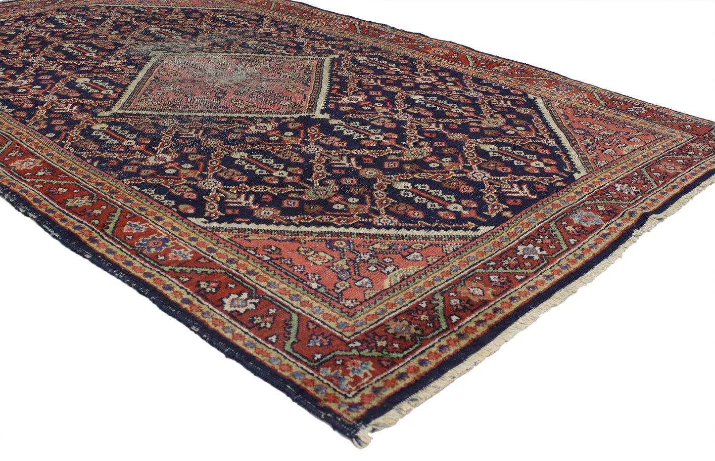 4 x 6 Antique Persian Mahal Rug 77011