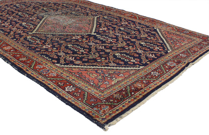 4 x 6 Antique Persian Mahal Rug 77011