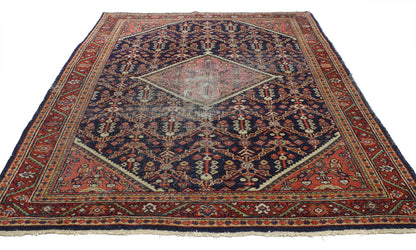 4 x 6 Antique Persian Mahal Rug 77011