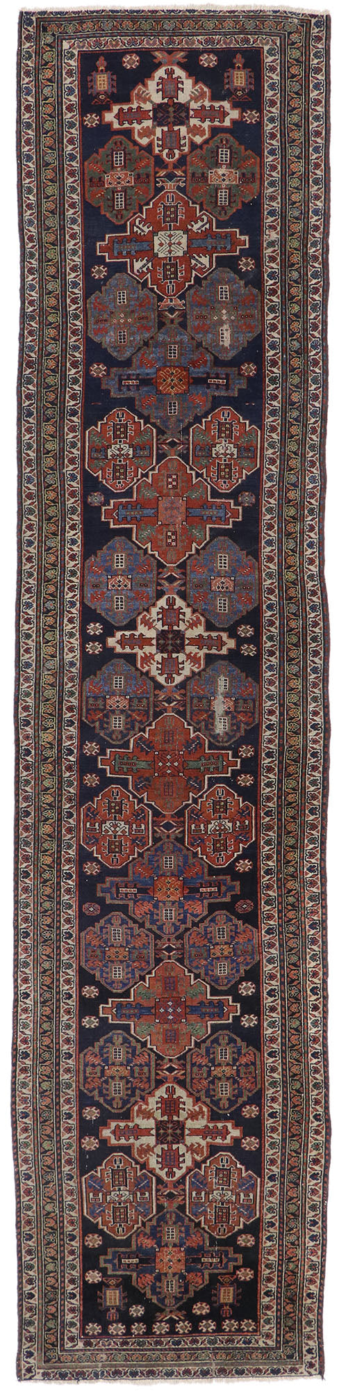 4 x 15 Antique Persian Malayer Runner 77015