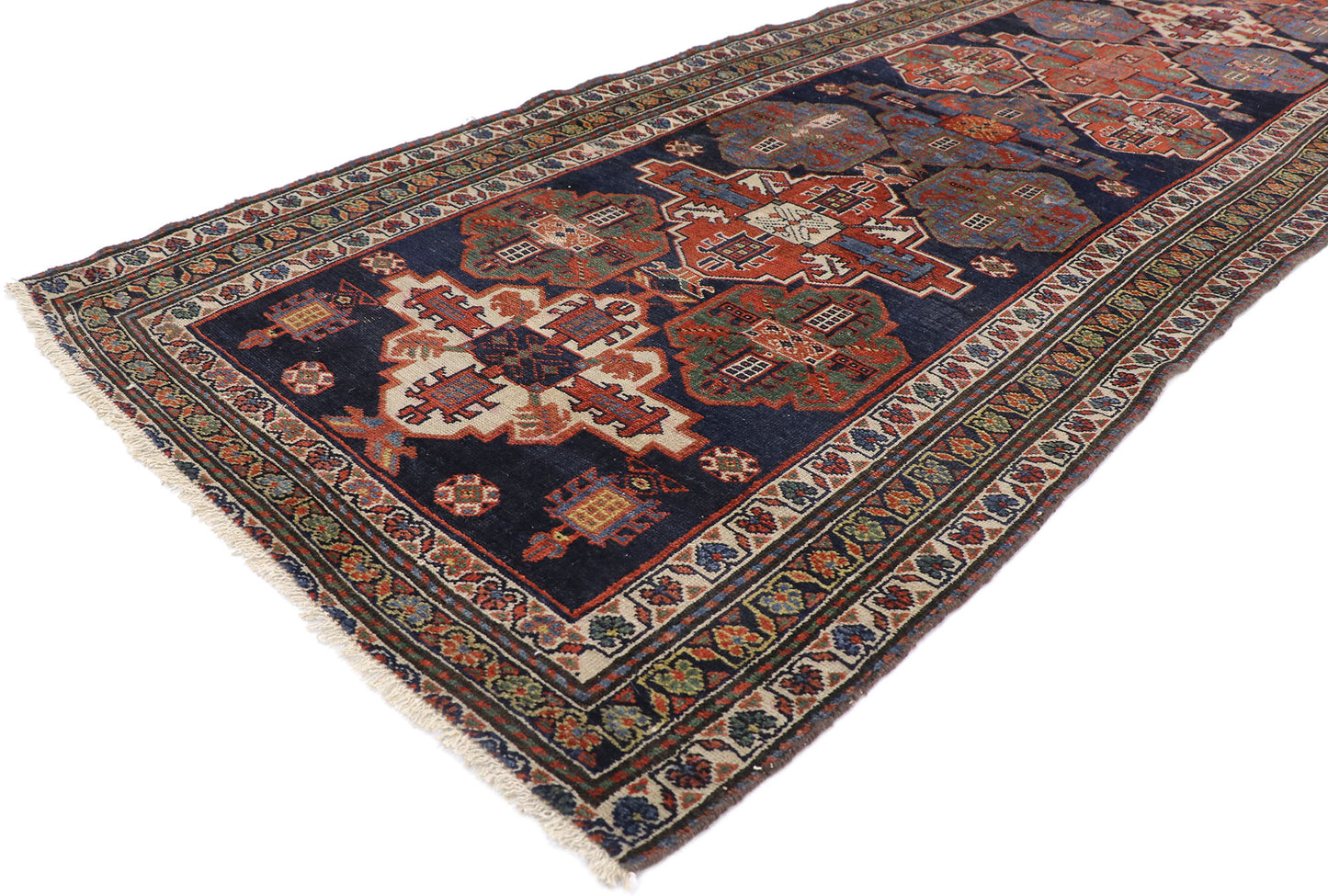 4 x 15 Antique Persian Malayer Runner 77015
