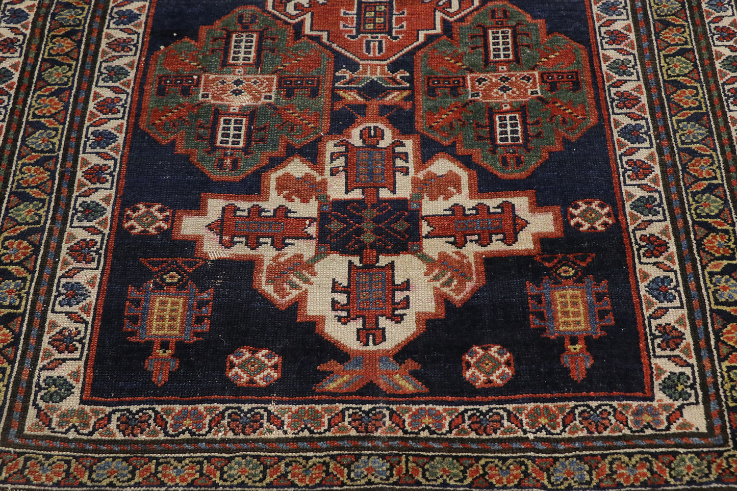 4 x 15 Antique Persian Malayer Runner 77015