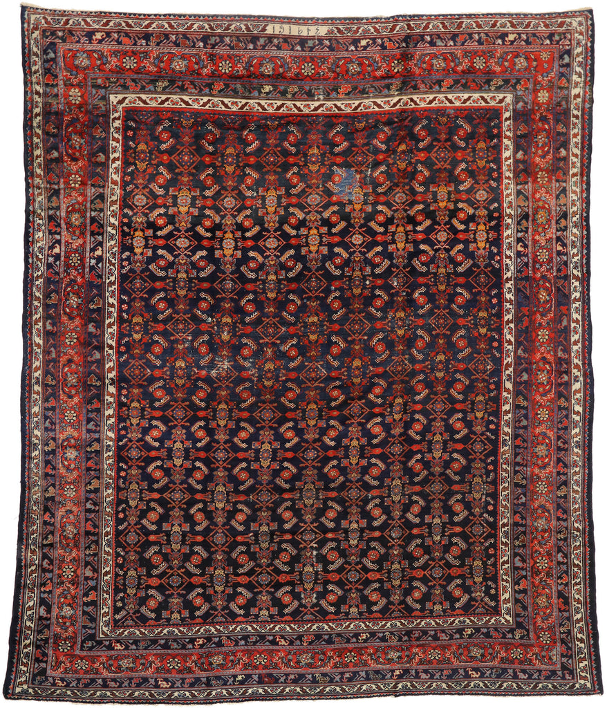 10 x 12 Antique Persian Malayer Rug 77016