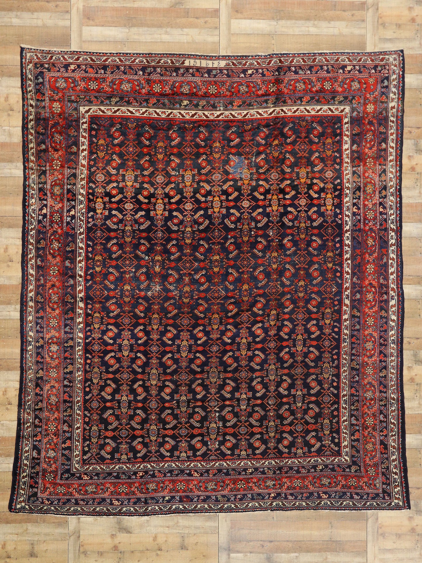 10 x 12 Antique Persian Malayer Rug 77016