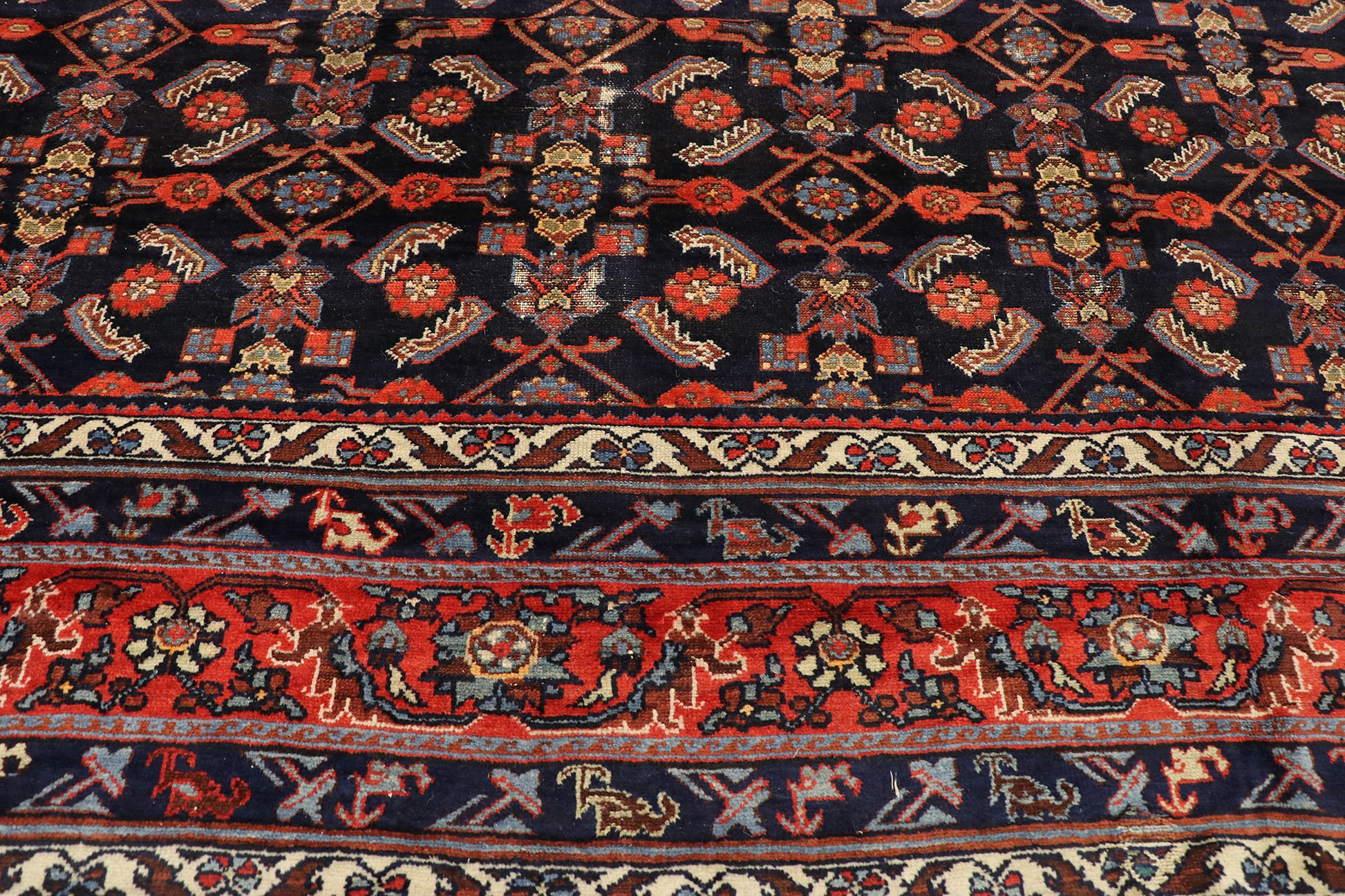 10 x 12 Antique Persian Malayer Rug 77016