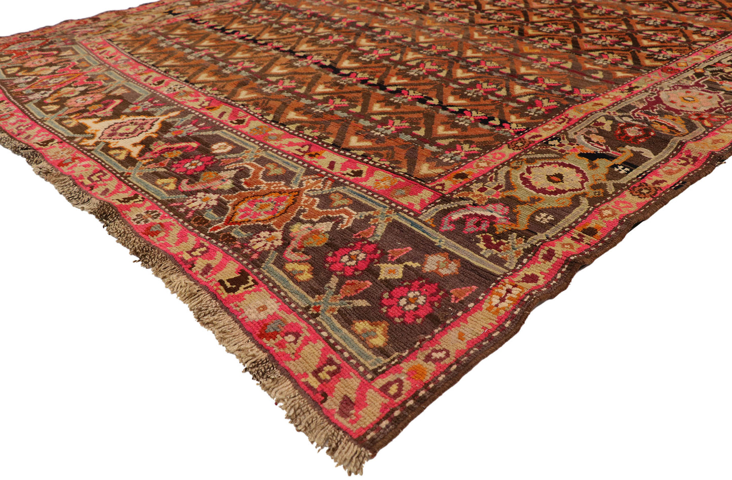 7 x 19 Antique Caucasian Karabagh Rug 77018
