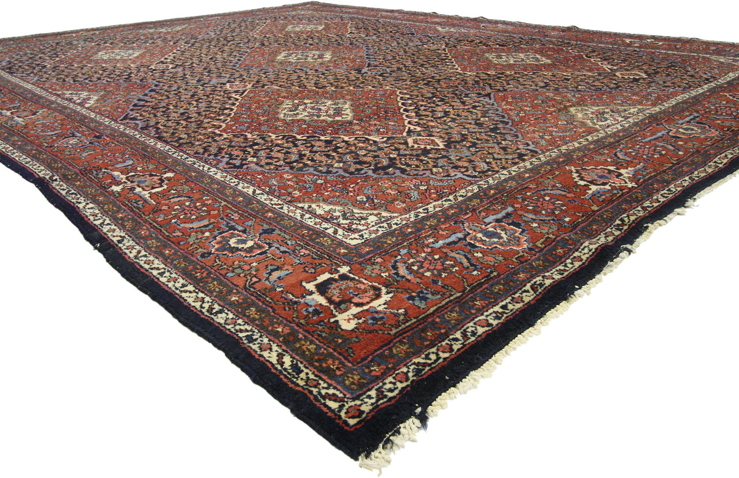 9 x 12 Antique Bibikabad Rug 77019