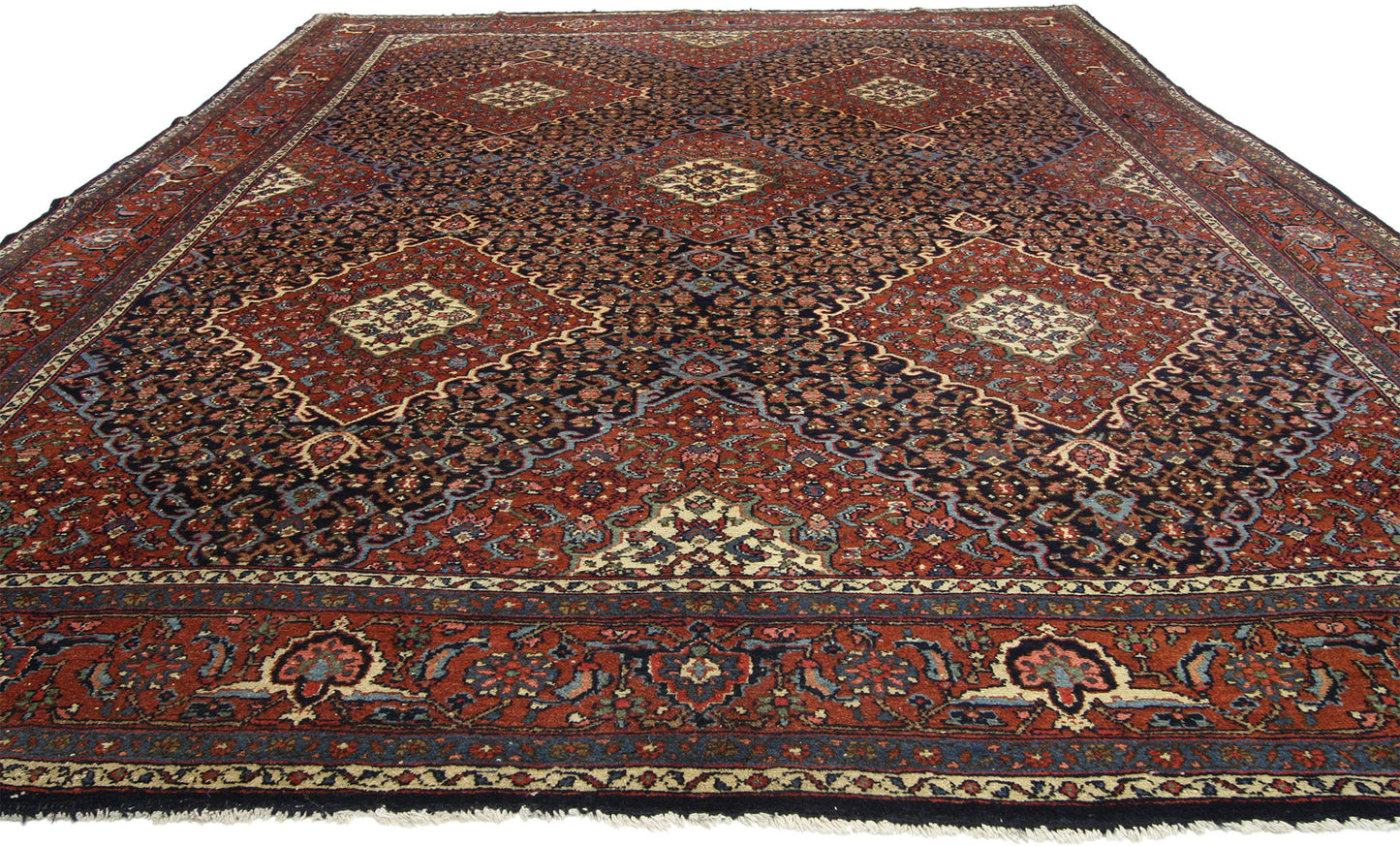 9 x 12 Antique Bibikabad Rug 77019