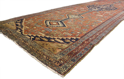 6 x 20 Antique Serapi Rug 77020