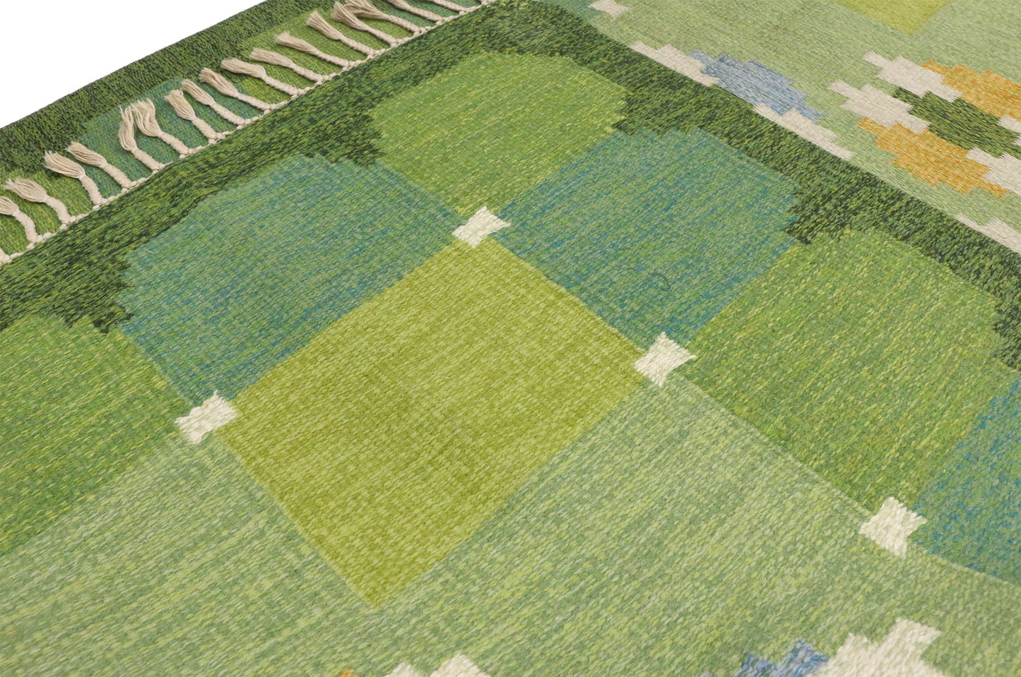 6 x 8 Vintage Swedish Kilim Rug 77031