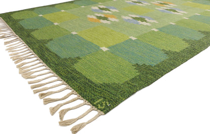 6 x 8 Vintage Swedish Kilim Rug 77031