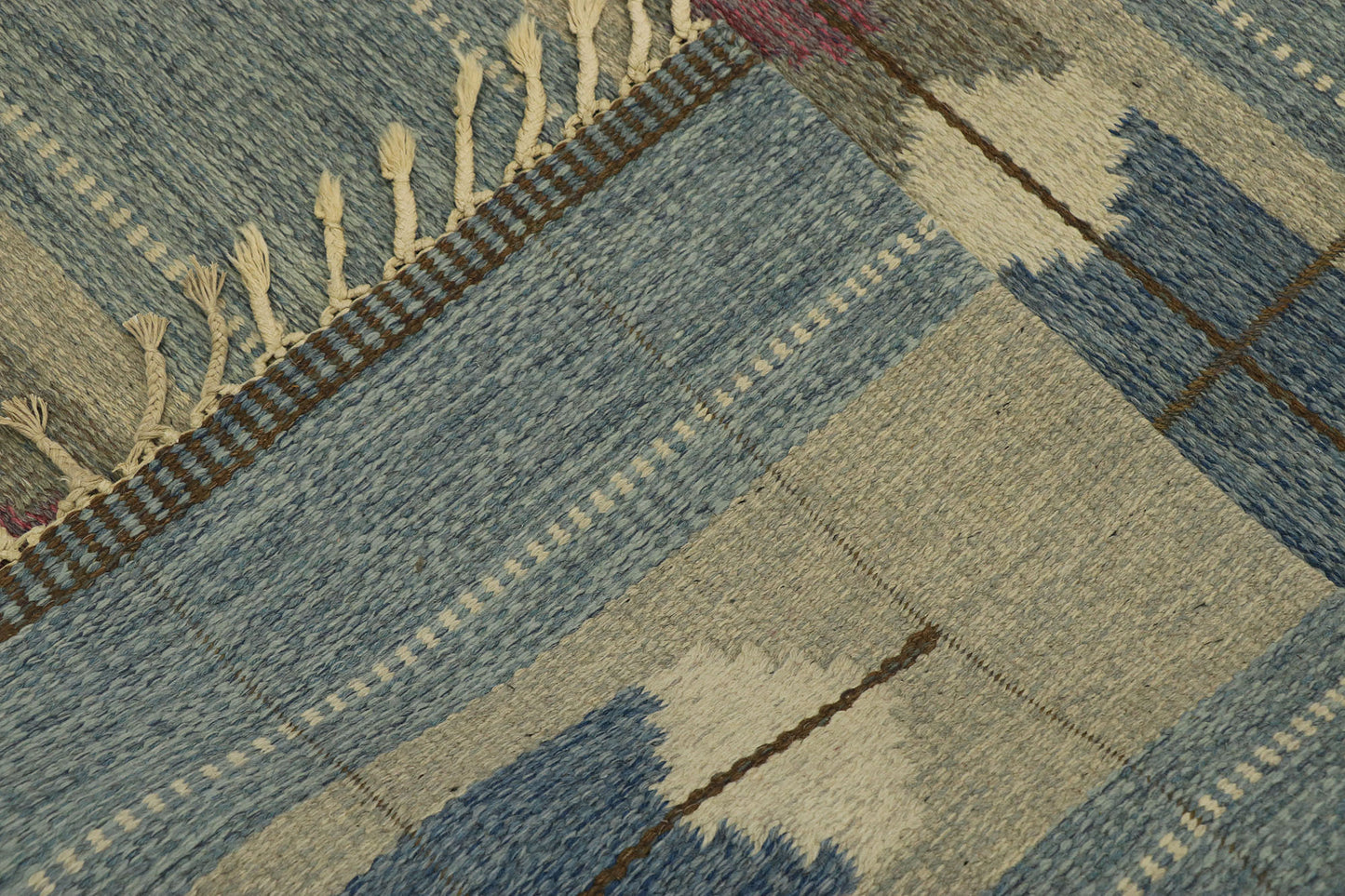 5 x 7 Vintage Swedish Kilim Rug 77032