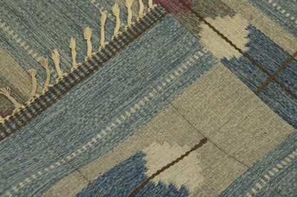 5 x 7 Vintage Swedish Kilim Rug 77032