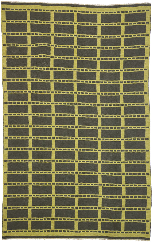 7 x 10 Vintage Swedish Kilim Rug 77039