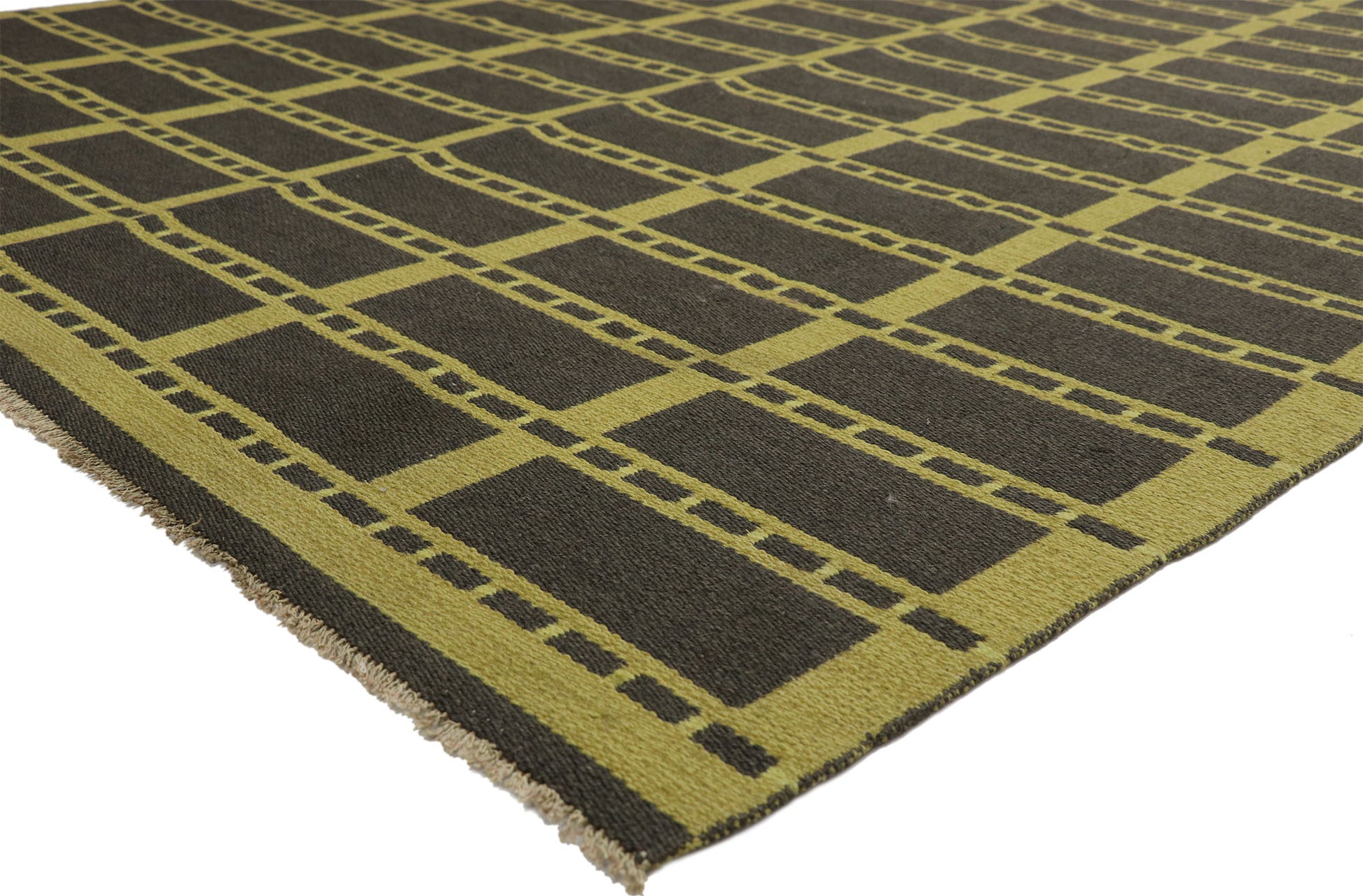 7 x 10 Vintage Swedish Kilim Rug 77039