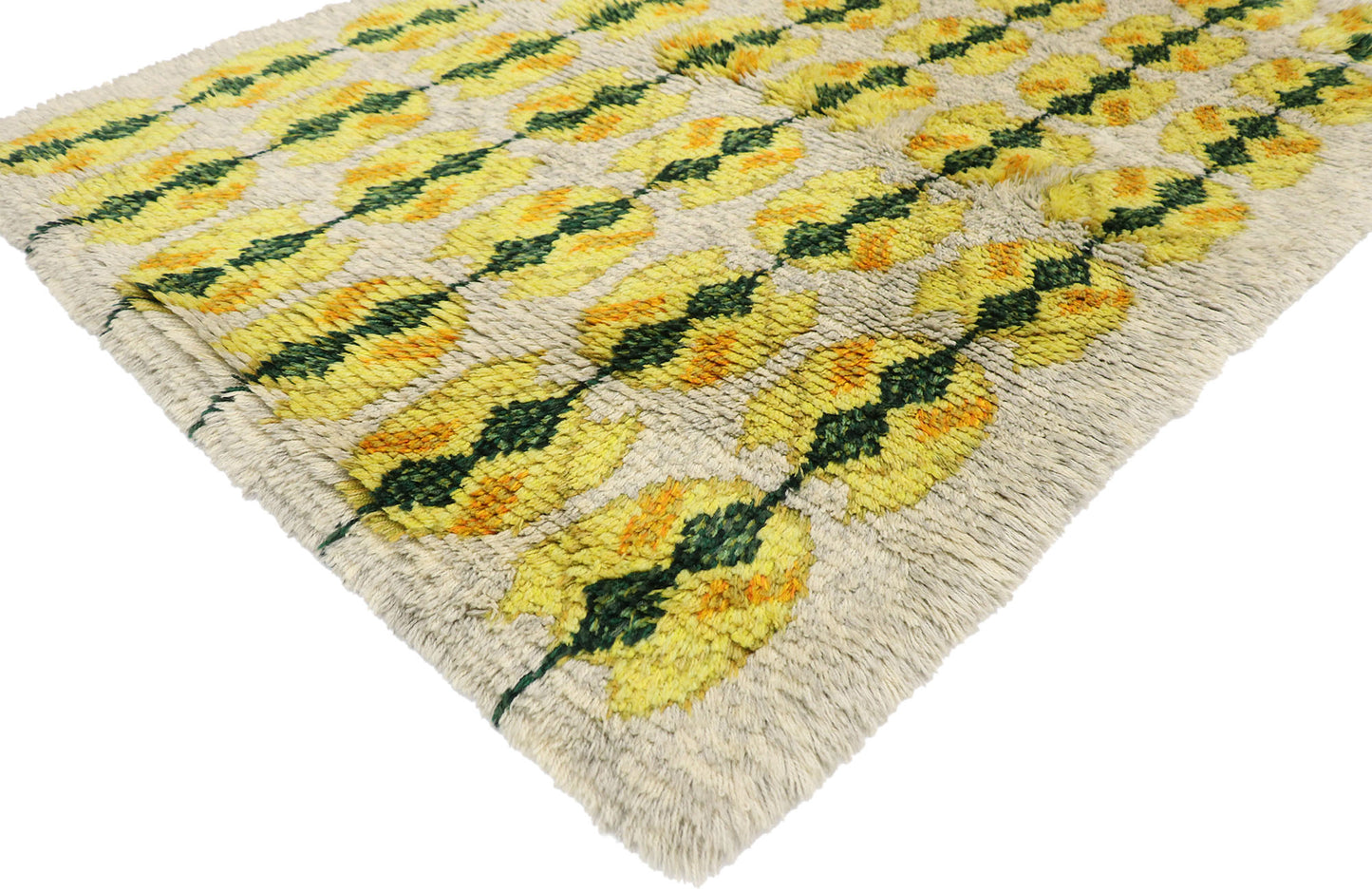 5 x 6 Vintage Swedish Rya Rug 77042