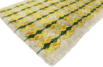 5 x 6 Vintage Swedish Rya Rug 77042