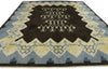 8 x 10 Vintage Swedish Rya Rug 77043