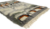 3 x 5 Vintage Swedish Rya Rug 77046