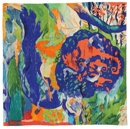 4 x 4 Vintage Swedish Tapestry 77047