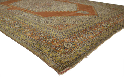 11 x 16 Antique Persian Tabriz Rug 77050