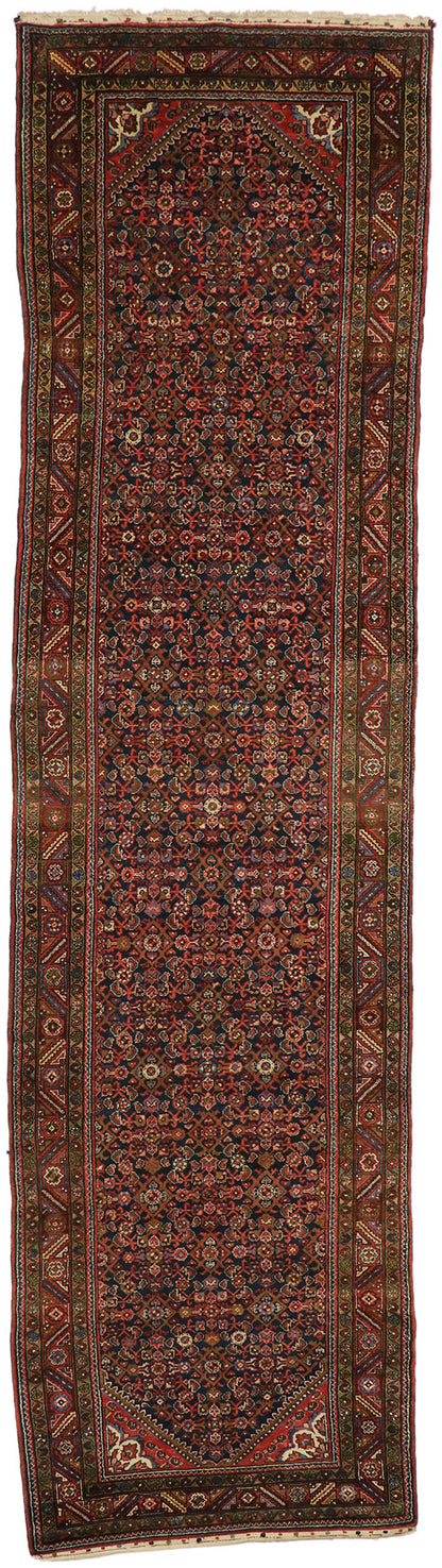4 x 14 Antique Hamadan Rug 77052