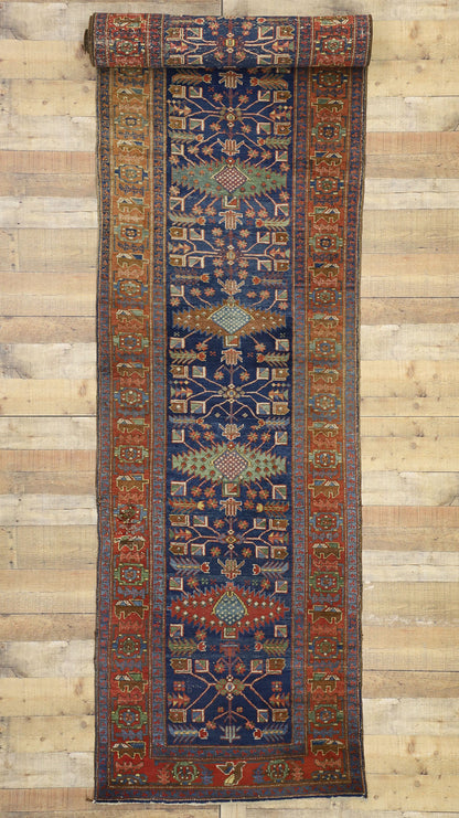 3 x 17 Antique Persian Heriz Runner 77053