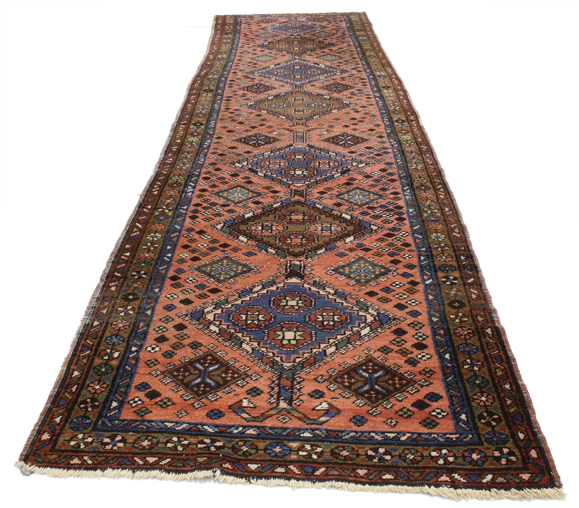 3 x 11 Antique Heriz Rug 77056