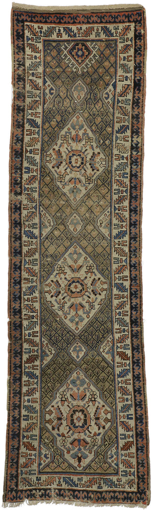3 x 11 Antique Caucasian Kazak Rug 77058