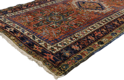 3 x 11 Antique Persian Heriz Runner 77062