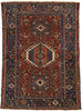 4 x 6 Antique Persian Heriz Rug 77063