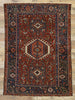 4 x 6 Antique Persian Heriz Rug 77063