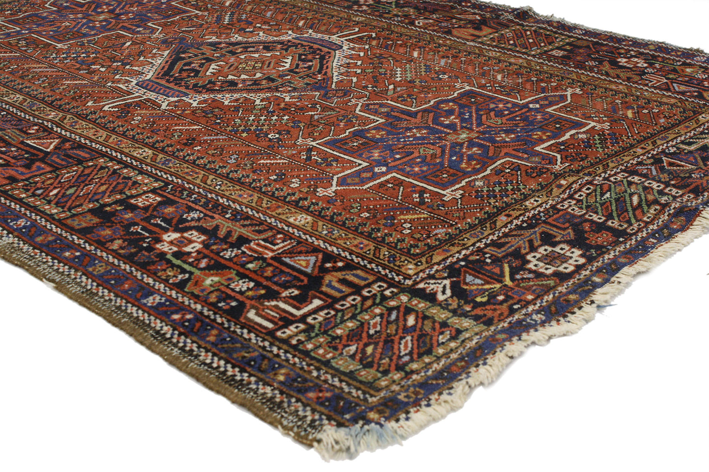 5 x 6 Antique Heriz Rug 77068