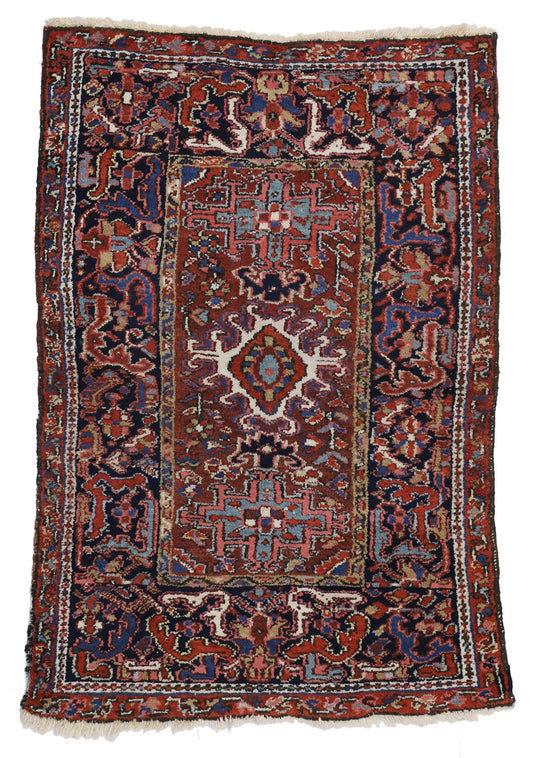 3 x 5 Antique Heriz Rug 77069