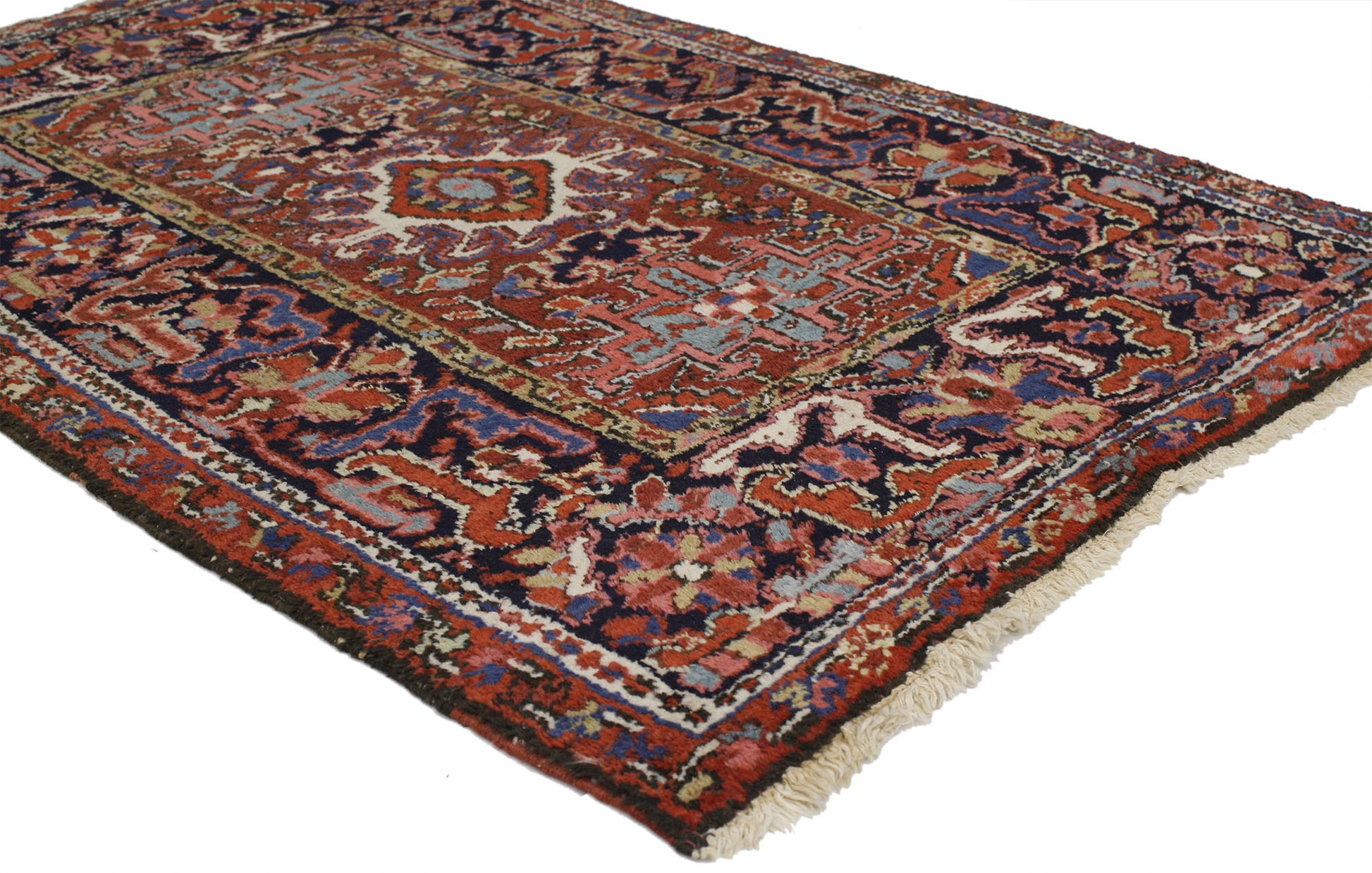 3 x 5 Antique Heriz Rug 77069