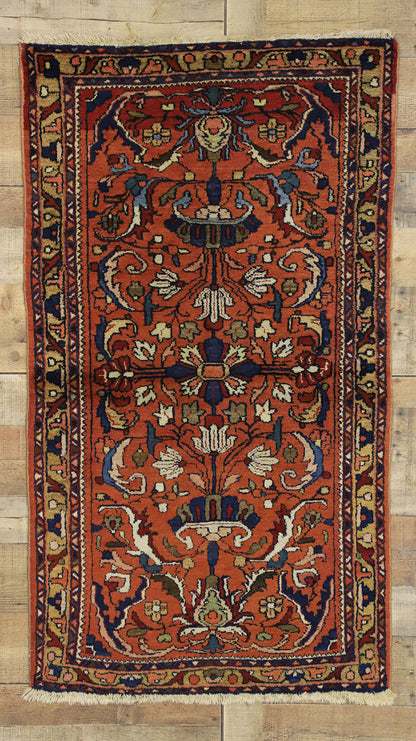 3 x 5 Antique Persian Lilihan Rug 77071