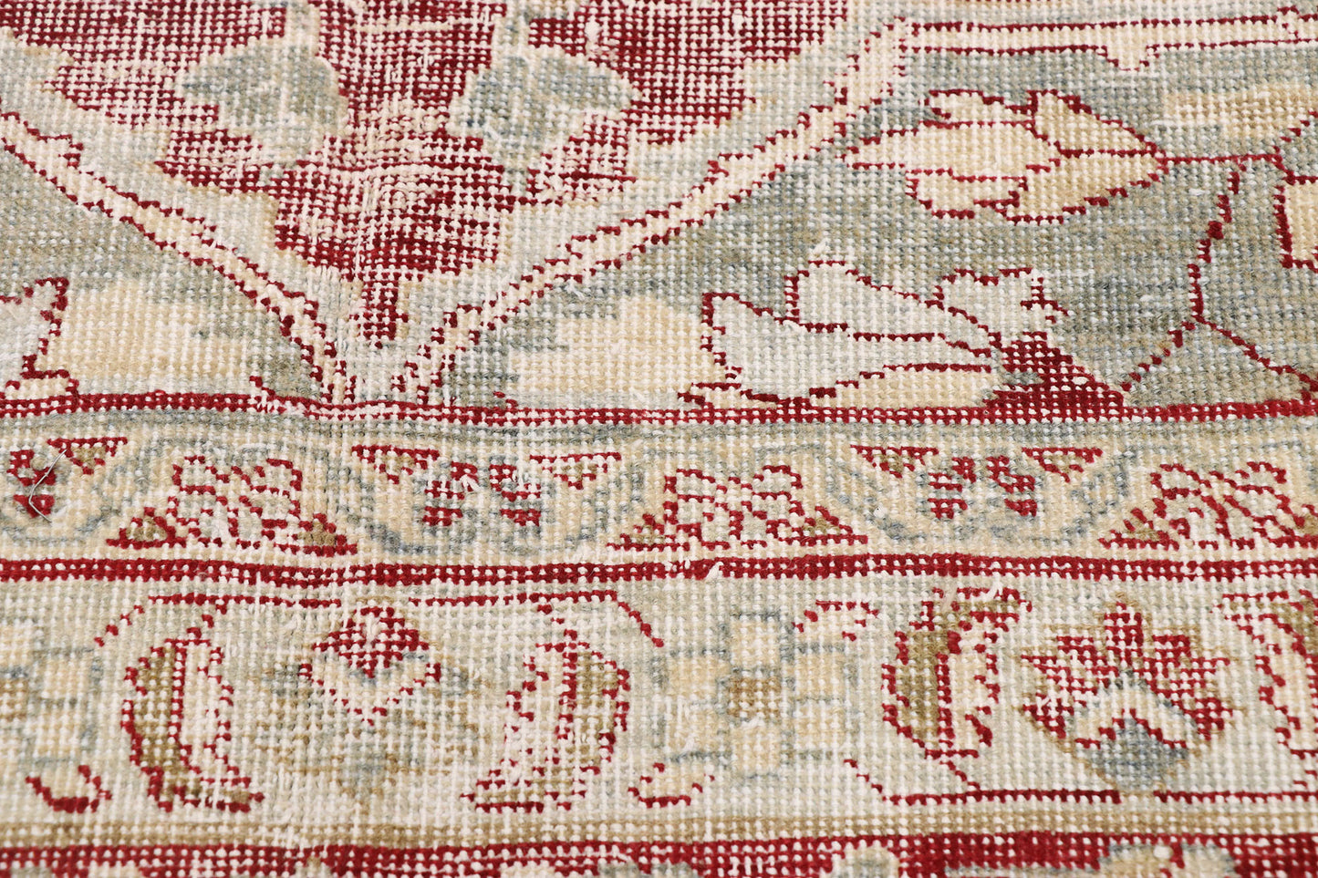 12 x 15 Antique Persian Tabriz Rug 77076