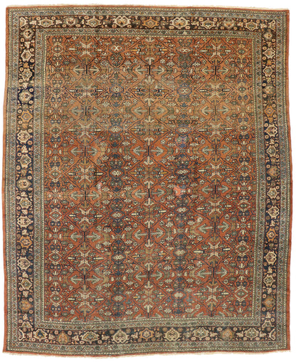 11 x 13 Antique Persian Mahal Rug 77077