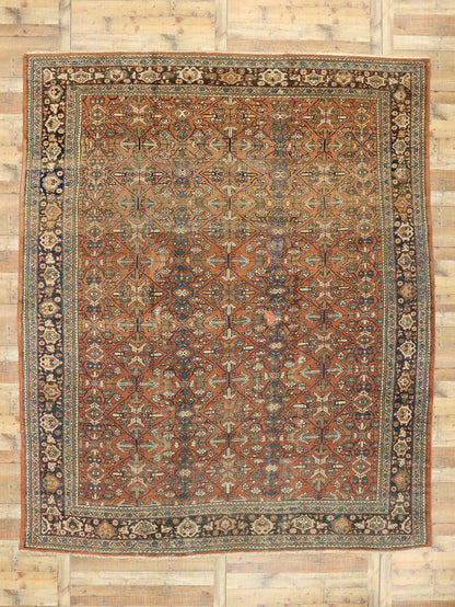 11 x 13 Antique Persian Mahal Rug 77077