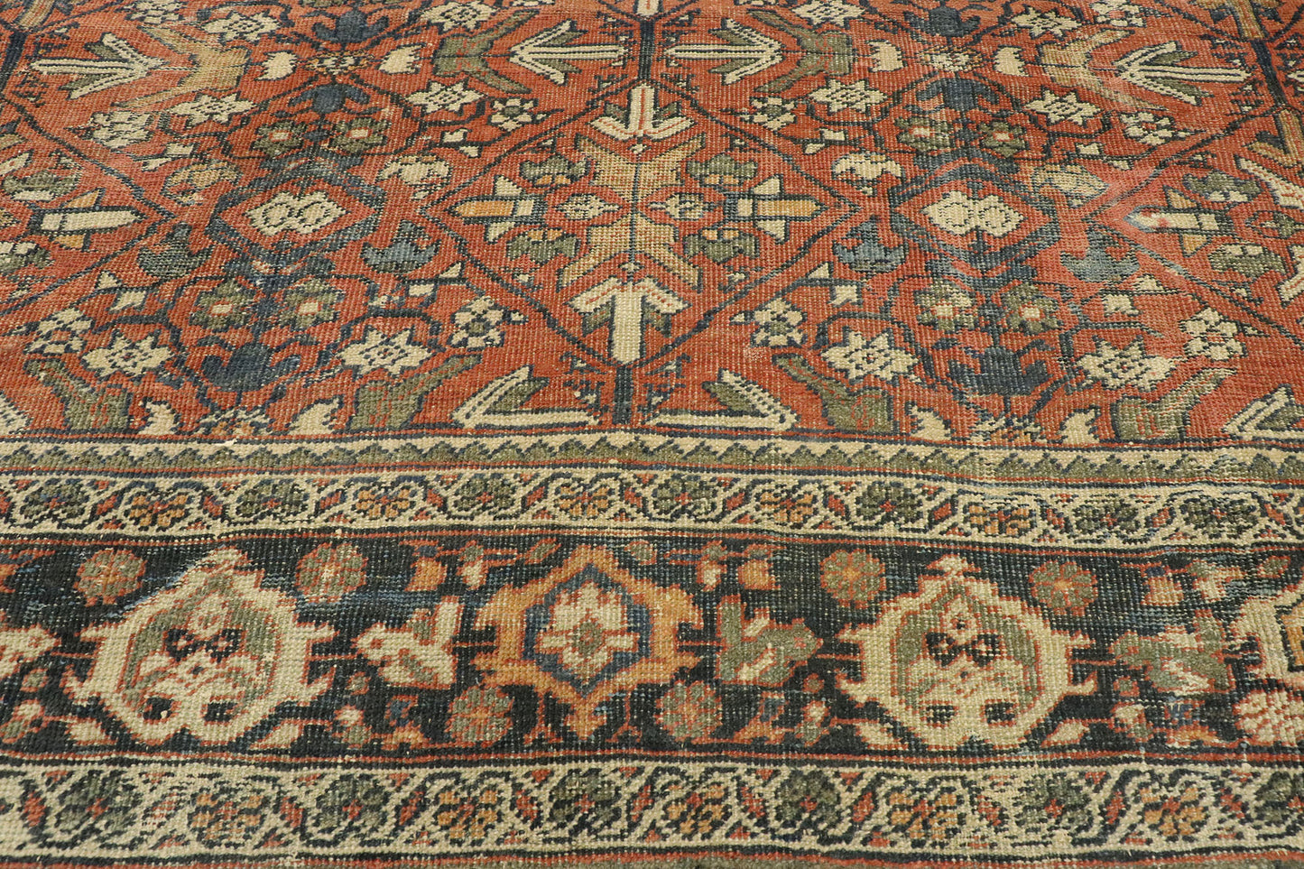 11 x 13 Antique Persian Mahal Rug 77077