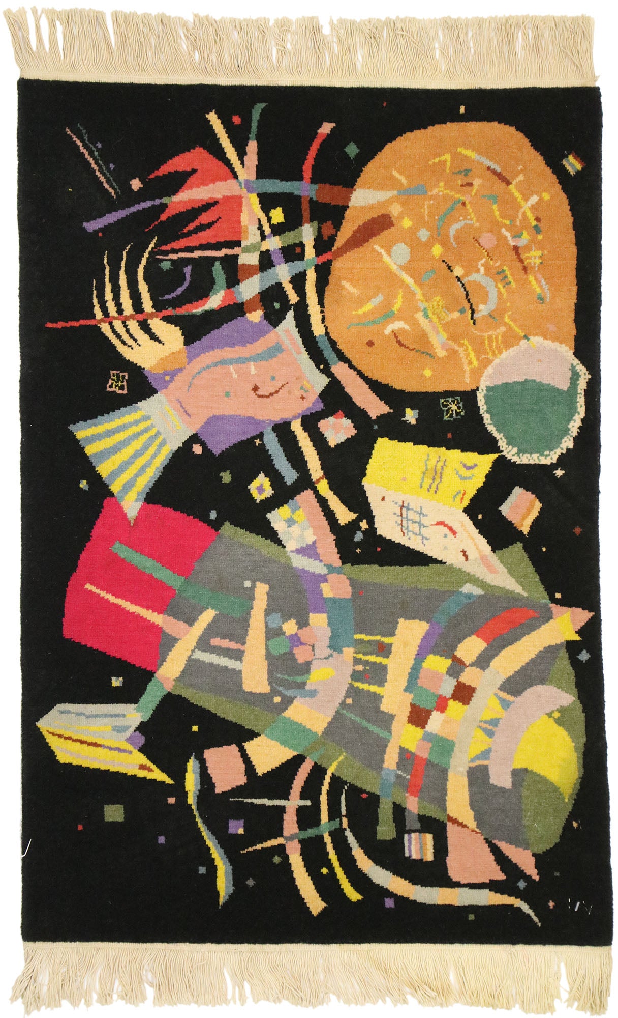 2 x 3 Wassily Kandinsky Style Tapestry 77097
