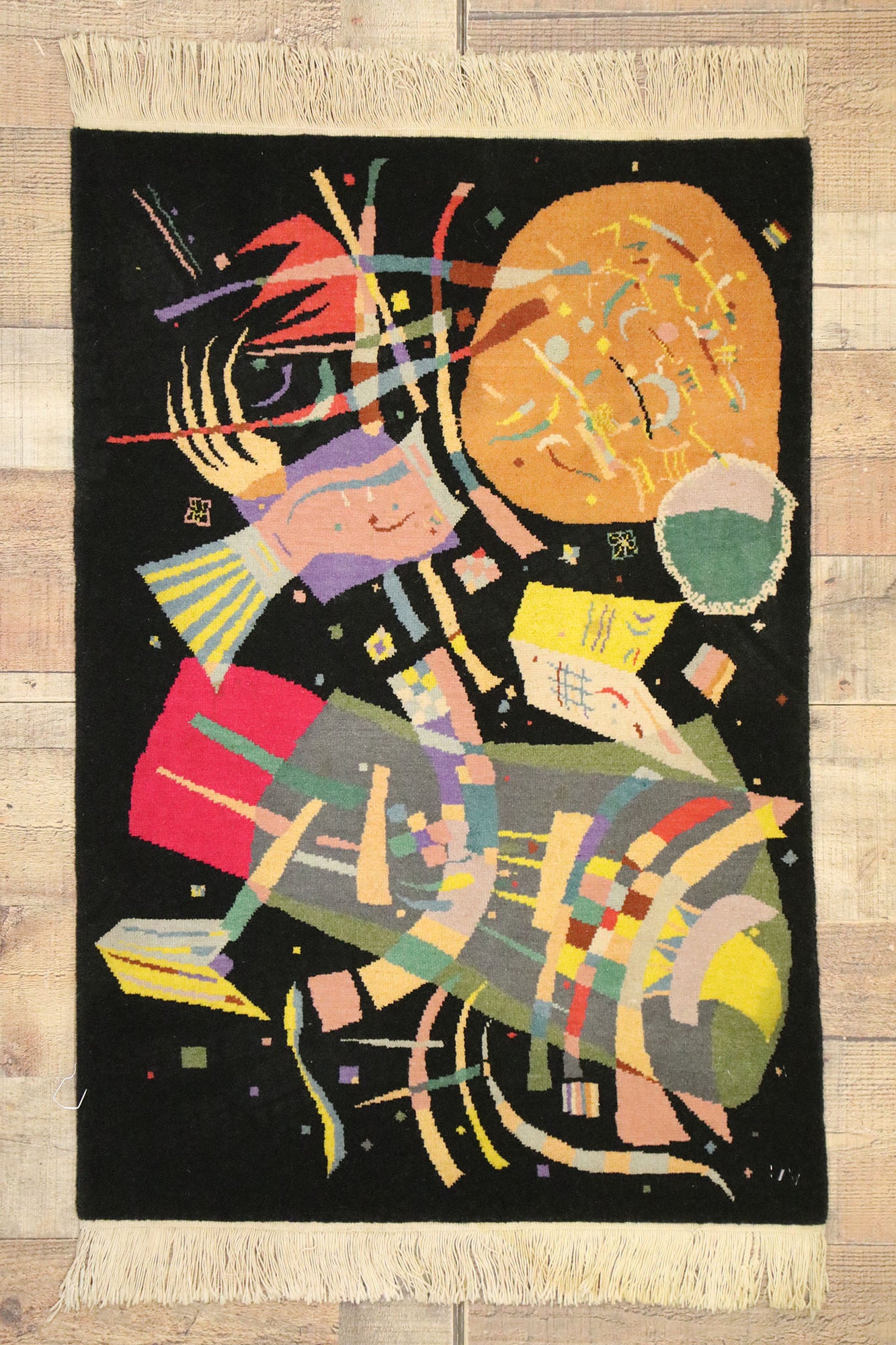 2 x 3 Wassily Kandinsky Style Tapestry 77097
