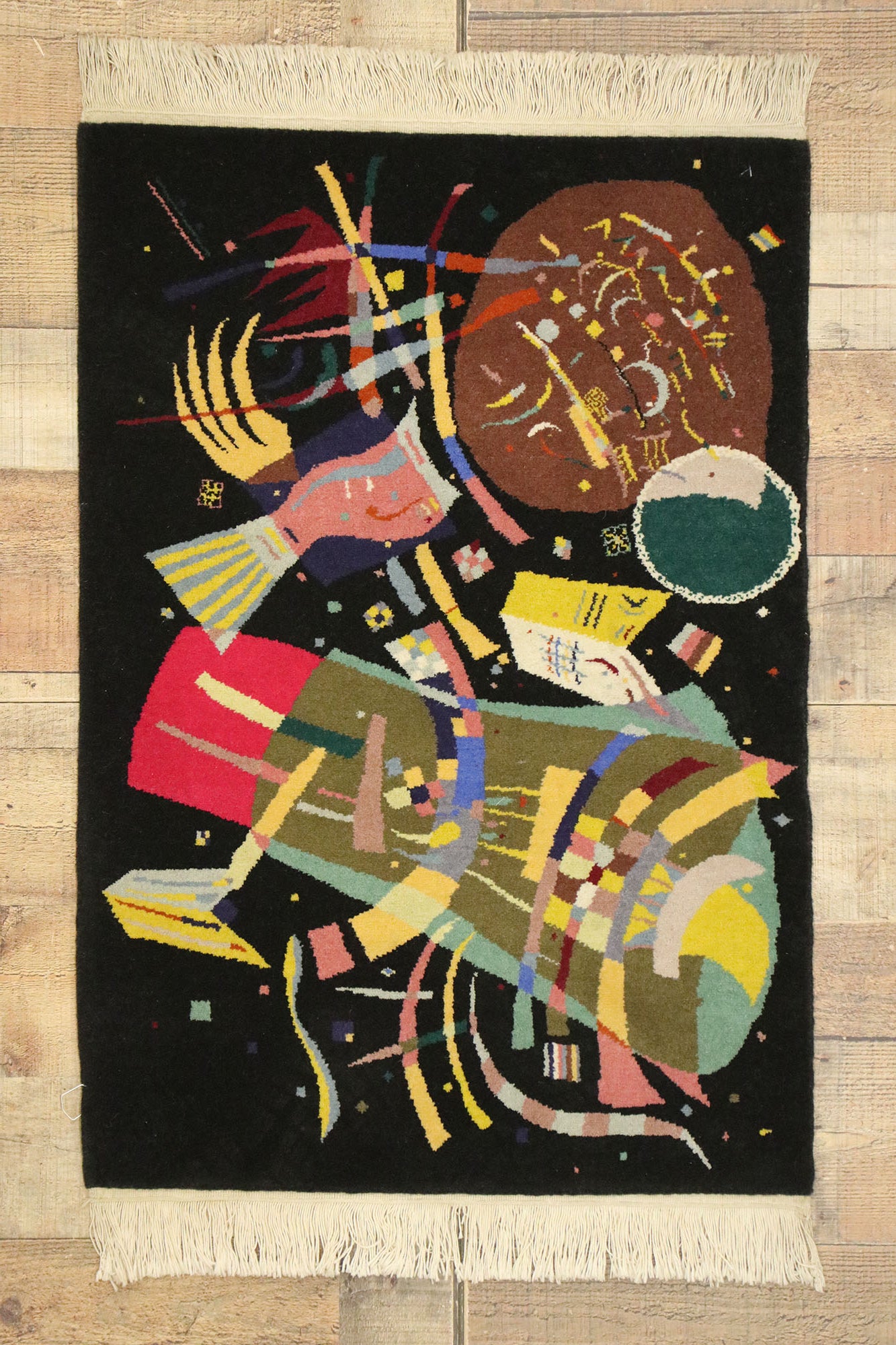 2 x 3 Wassily Kandinsky Style Tapestry 77098