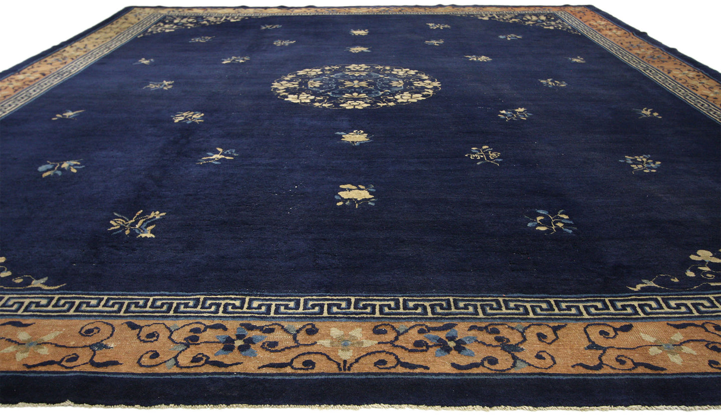 12 x 15 Antique Chinese Peking Rug 77105