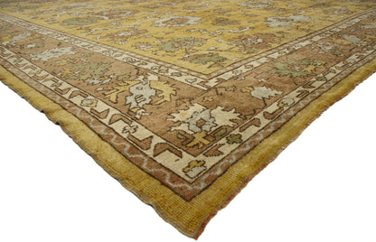 13 x 16 Antique Turkish Oushak Rug 77109