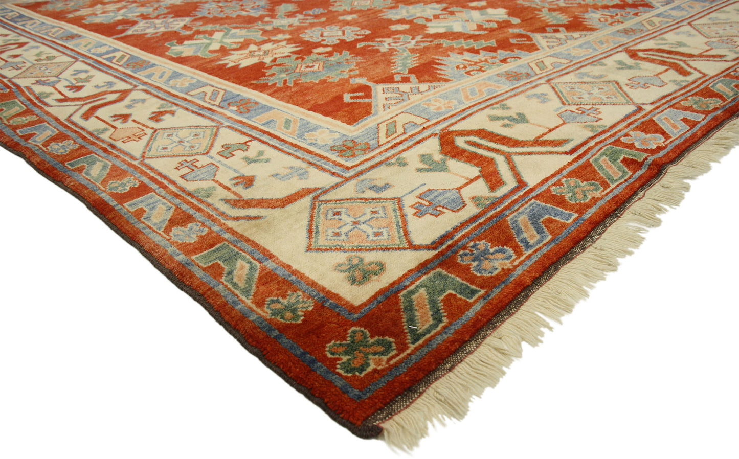 9 x 12 Contemporary Turkish Oushak Rug 77110