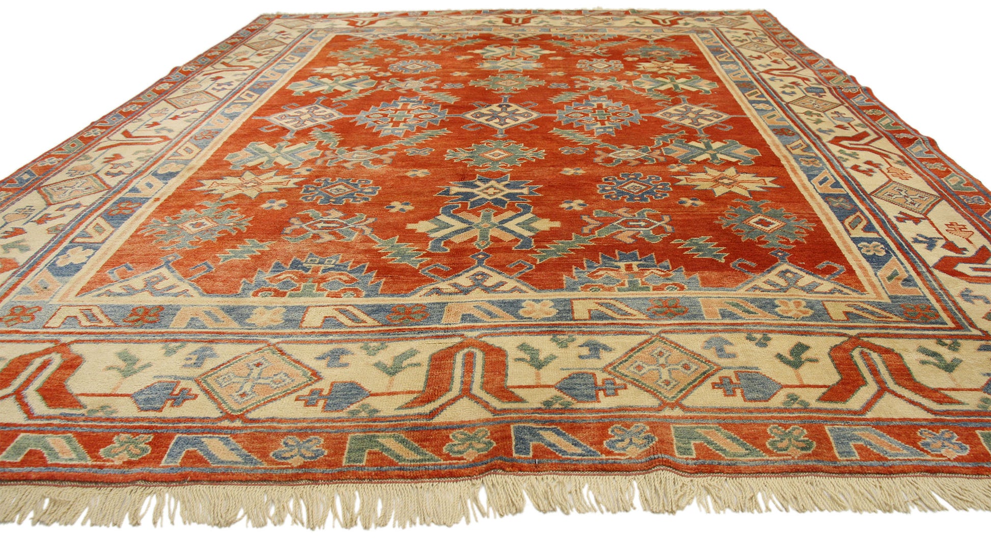 9 x 12 Contemporary Turkish Oushak Rug 77110