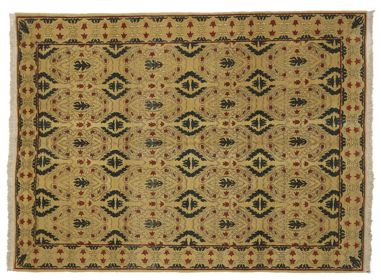 9 x 12 Vintage Turkish Oushak Rug 77111
