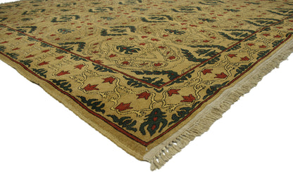 9 x 12 Vintage Turkish Oushak Rug 77111