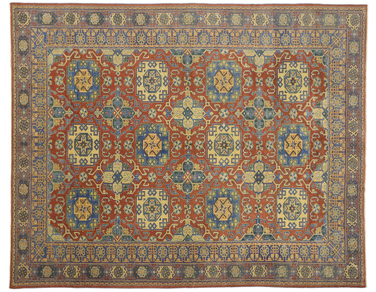 10 x 13 Vintage Turkish Oushak Rug 77113